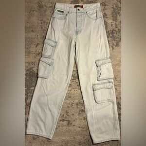 Empyre Tori Light Wash Cargo Jeans Women’s Size 6